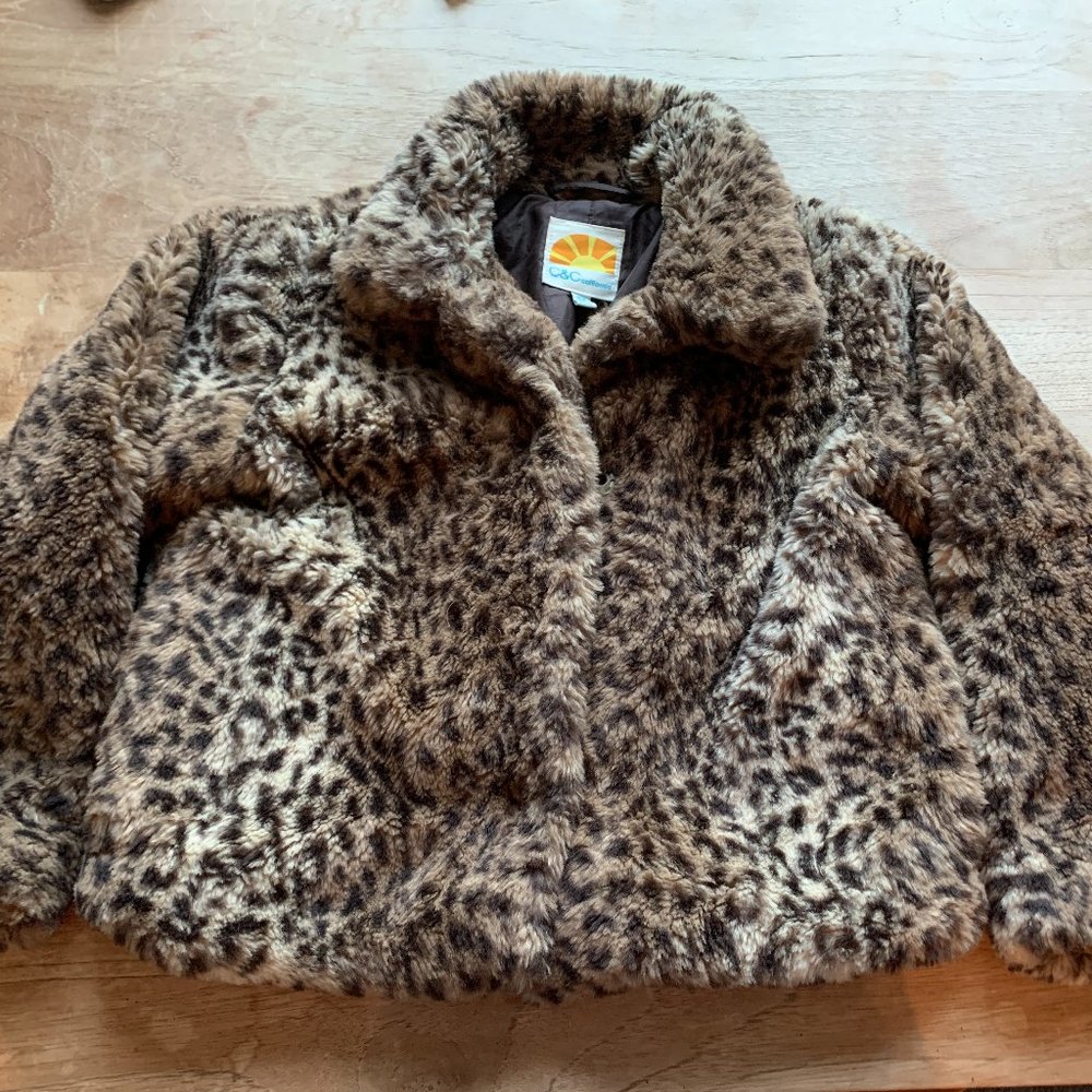 Cheetah Coat - Age 6-8
